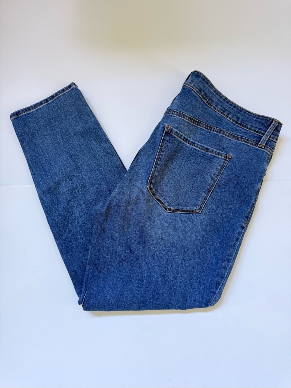 Old Navy Blue Straight Leg Women's Jeans